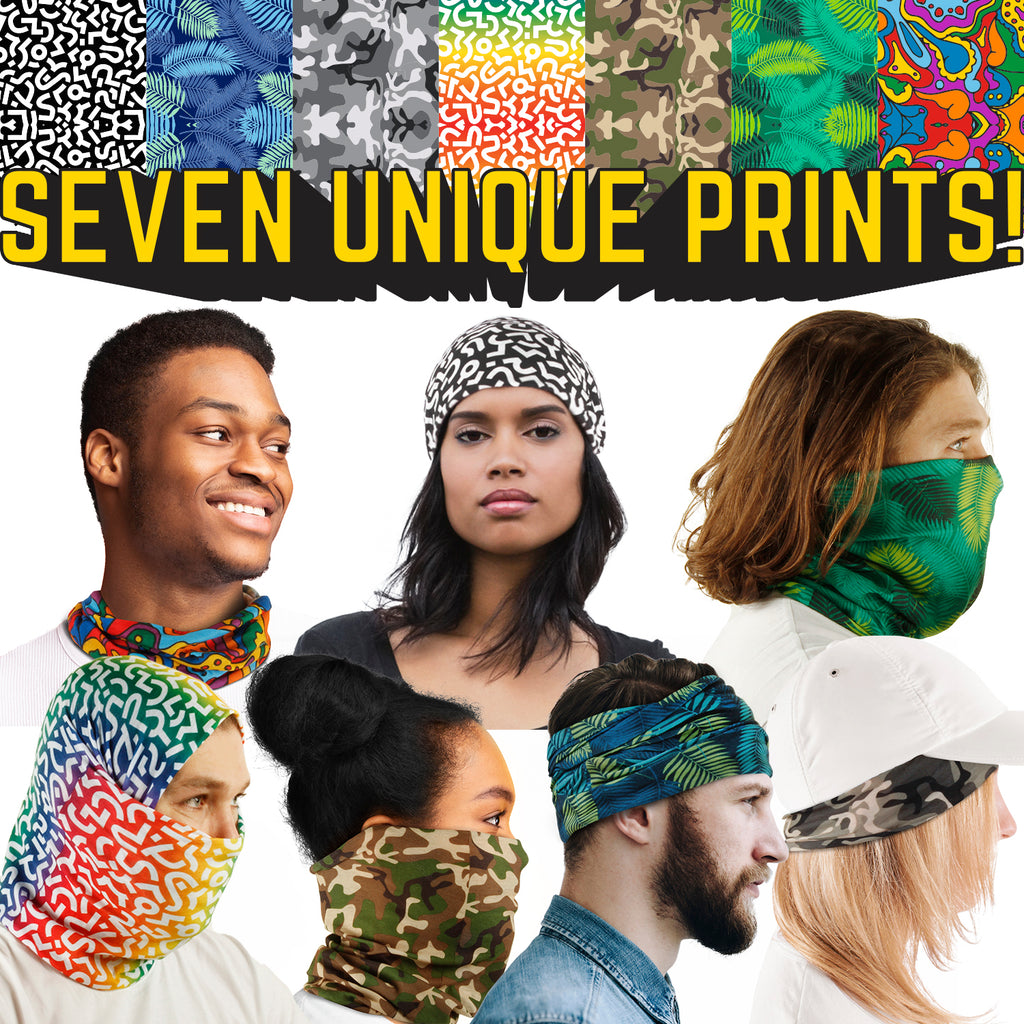 Seven Unique prints